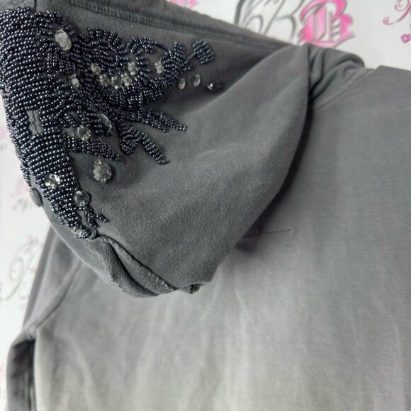 Guess sweater embroidered beads rhinestone jewels tattoo style ombré vintage - Picture 7 of 14